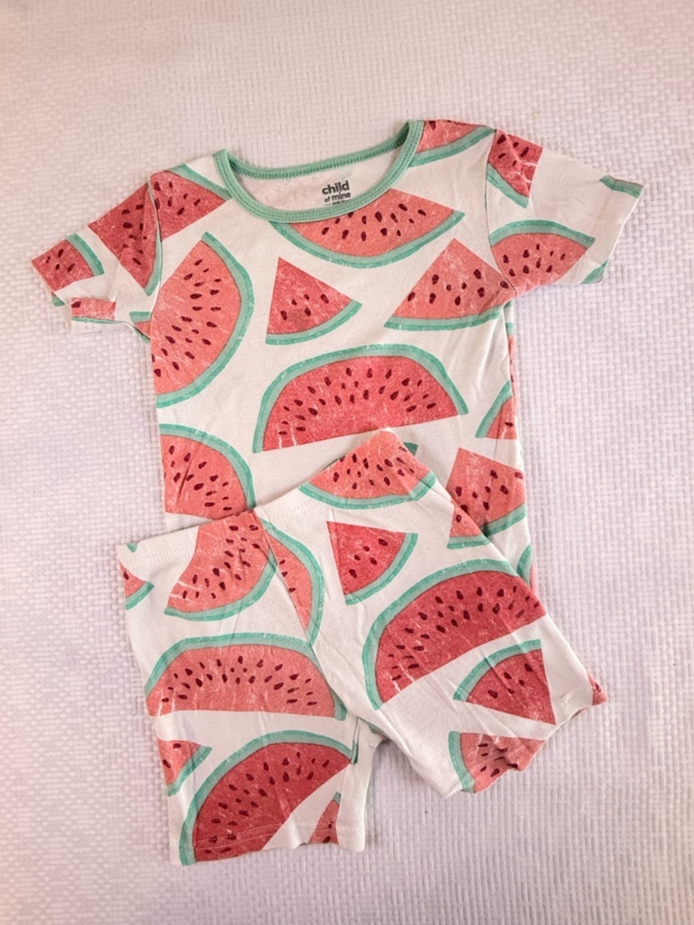 Child of mine by CARTERS Watermelon Short Pyjama Set | 4T